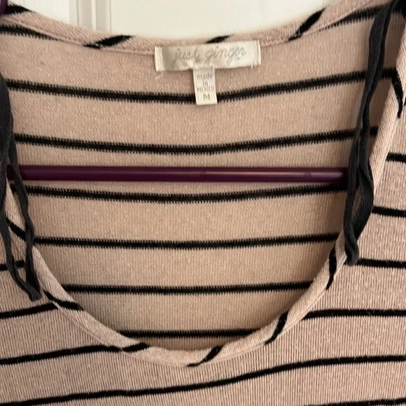 Just Ginger Striped Maxi Dress - Picture 5 of 6